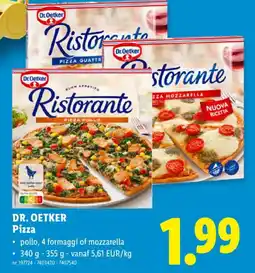 Lidl Dr. Oetker pizza aanbieding