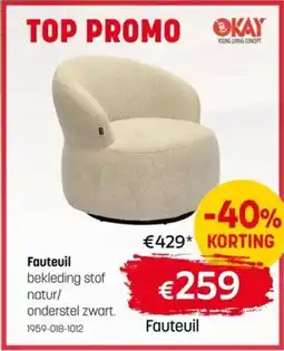 BE-Okay Fauteuil aanbieding
