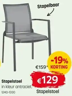 BE-Okay Stapelstoel aanbieding