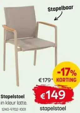 BE-Okay stapelstoel aanbieding