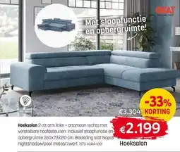 BE-Okay Okay Hoeksalon aanbieding