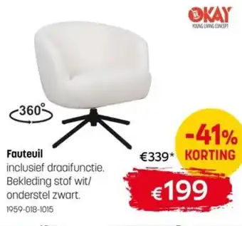 BE-Okay Fauteuil aanbieding
