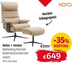 BE-Okay Xora Relax + Hocker aanbieding