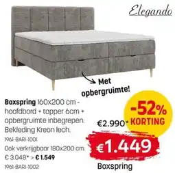 BE-Okay Elegando Boxspring aanbieding