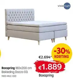 BE-Okay Visionight Boxspring aanbieding