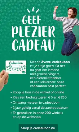 AVEVE GEEF PLEZIER CADEAU aanbieding