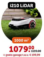 AVEVE Op deze Segway Navimow robotmaaiers: i210 LiDAR aanbieding