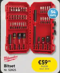 Toolstation Milwaukee Bitset aanbieding