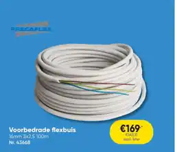 Toolstation Precaflex Voorbedrade Flexbuis aanbieding