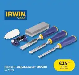 Toolstation Irwin Tools Beitel + Slijpsteenset MS500 aanbieding