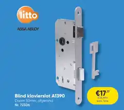 Toolstation Litto Assa Abloy Blind klavierslot A1390 aanbieding