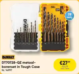 Toolstation DeWALT DT70728-QZ Metaalborenset in Tough Case aanbieding