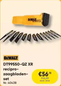 Toolstation DeWalt DT99550-QZ XR Reciprozaagbladen Set aanbieding