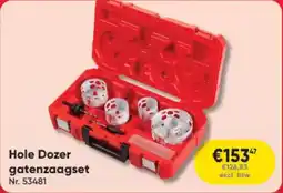 Toolstation Hole Dozer gatenzaagset aanbieding