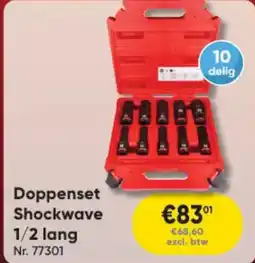 Toolstation Doppenset Shockwave 1/2 Lang aanbieding