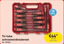 Toolstation Tri-lobe schroevendraaierset aanbieding
