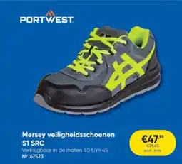 Toolstation PortWest Mersey Veiligheidsschoenen S1 SRC aanbieding