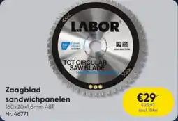 Toolstation Labor Zaagblad Sandwichpanelen aanbieding