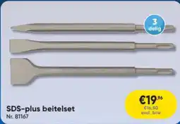 Toolstation Labor SDS-Plus Beitelset aanbieding