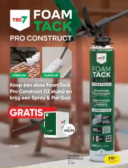 Toolstation FoamTack Pro Construct aanbieding