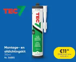 Toolstation Tec7 Montage en Afdichtingskit aanbieding