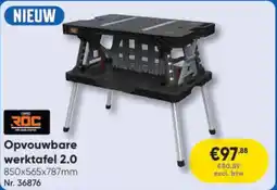 Toolstation Opvouwbare Werktafel 2.0 aanbieding