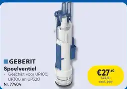 Toolstation Geberit Spoelventiel aanbieding