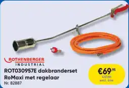 Toolstation Rothenberger Industrial ROT030957E Dakbranderset RoMaxi met Regelaar aanbieding