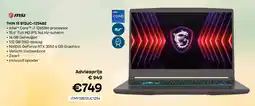 CompuDeals msi THIN 15 B12UC-1254BE aanbieding
