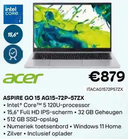 CompuDeals Acer Aspire Go 15 AG15-72P-57ZX aanbieding