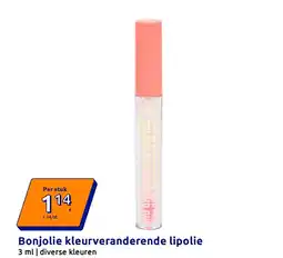 Action Bonjolie kleurveranderende lipolie aanbieding