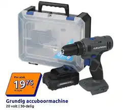 Action Grundig accuboormachine aanbieding