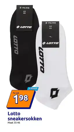 Action Lotto sneakersokken aanbieding