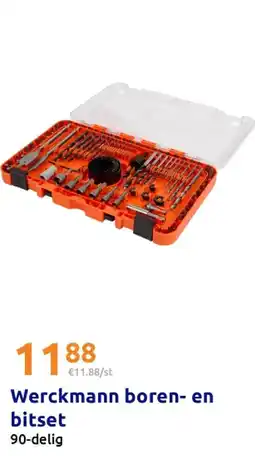 Action Werckmann boren- en bitset aanbieding