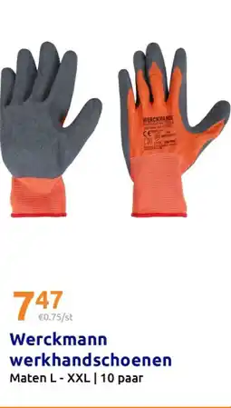 Action Werckmann werkhandschoenen aanbieding