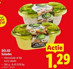 Lidl Délio salades aanbieding