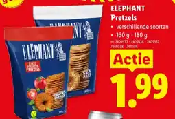 Lidl Elephant pretzels aanbieding