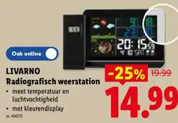 Lidl Livarno radiografisch weerstation aanbieding