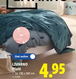 Lidl Livarno Plaid aanbieding
