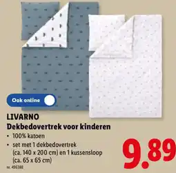 Lidl Livarno Dekbedovertrek voor kinderen aanbieding