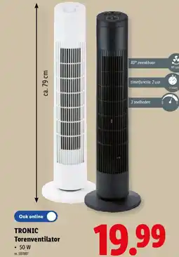 Lidl Tronic torenventilator aanbieding