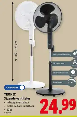 Lidl Tronic Staande ventilator aanbieding