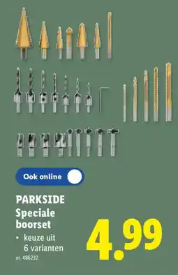 Lidl Parkside speciale boorset aanbieding