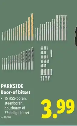 Lidl Parkside boor-of bitset aanbieding