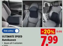 Lidl Ultimate speed autokussen aanbieding