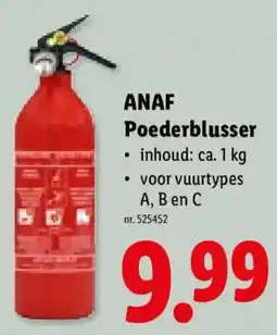 Lidl ANAF Poederblusser aanbieding