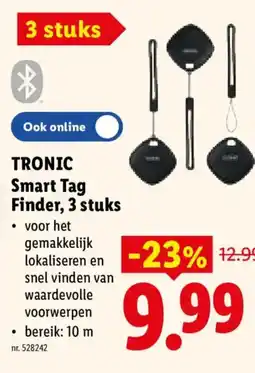 Lidl Tronic Smart Tag Finder, 3 stuks aanbieding