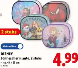 Lidl Disney Zonnescherm auto, aanbieding
