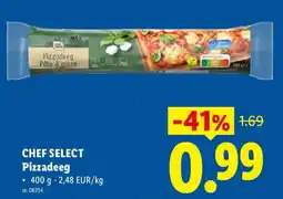 Lidl Chef select pizzadeeg aanbieding