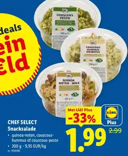 Lidl Chef select snacksalade aanbieding